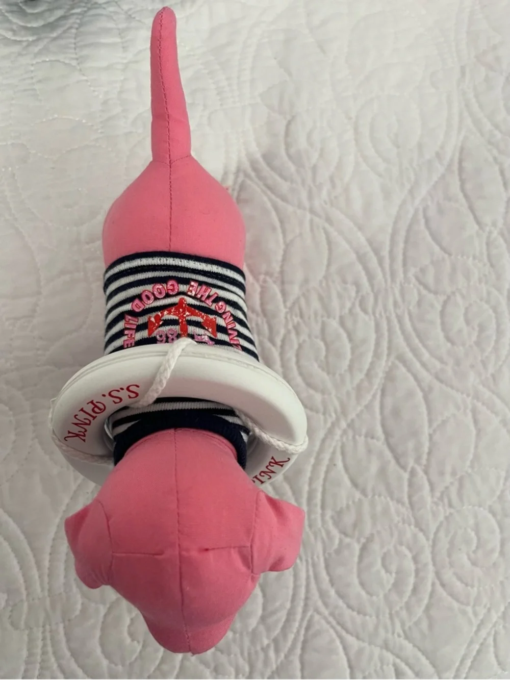 PINK Victoria's Secret Multi-Color Dog Plush Set (Red, Navy, Green, Pink) 4 pi - Picture 7 of 12